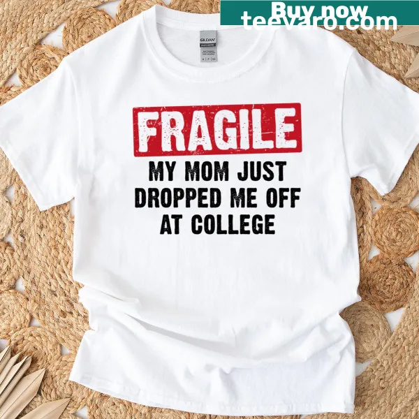 Retro T-shirt with a humorous college theme