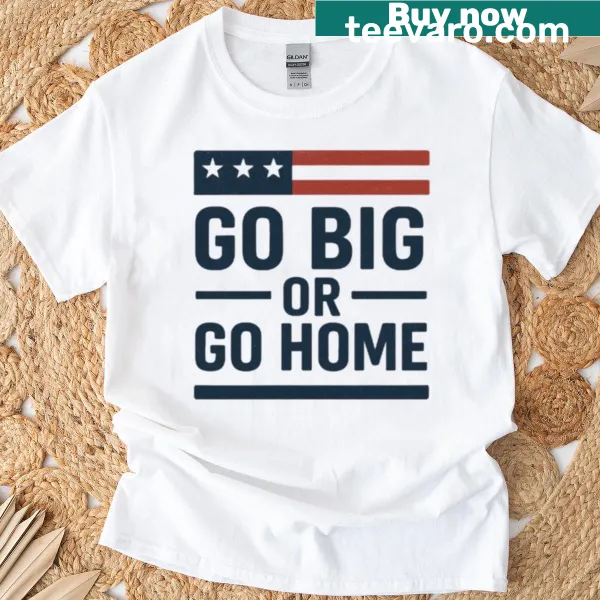 Bold motivational phrase T-shirt that inspires ambition