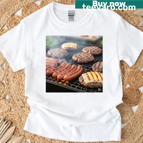 Grill Master t-shirt with playful typography