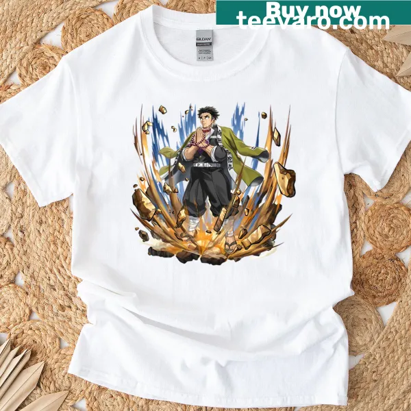 T-shirt featuring Gyomei Himejima character illustration