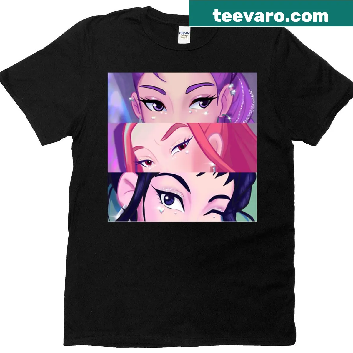 Fantasy-themed t-shirt featuring an intricate eye design — on a men's t-shirt