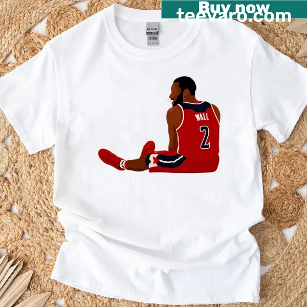 John Wall T-shirt featuring bold text design
