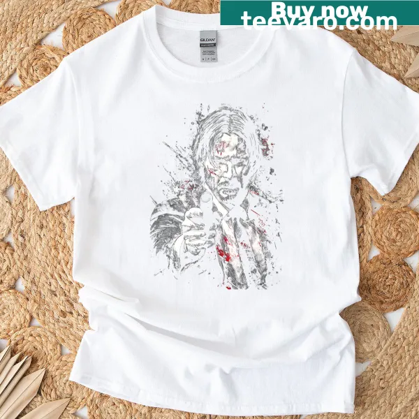 Graphic tee featuring John Wick design