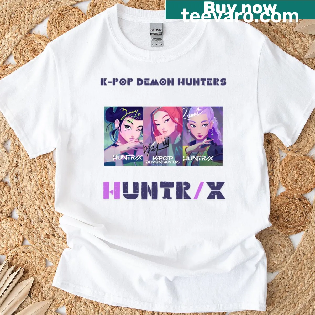 K-pop Demon Hunters shirt with a unique graphic design — on a men's t-shirt