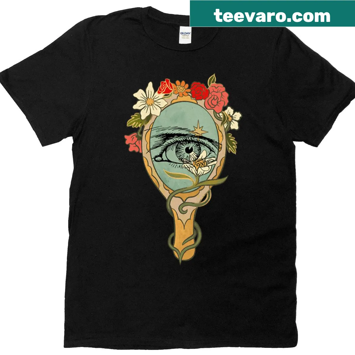 Thoughtful typography graphic t-shirt with nostalgic text — on a men's t-shirt