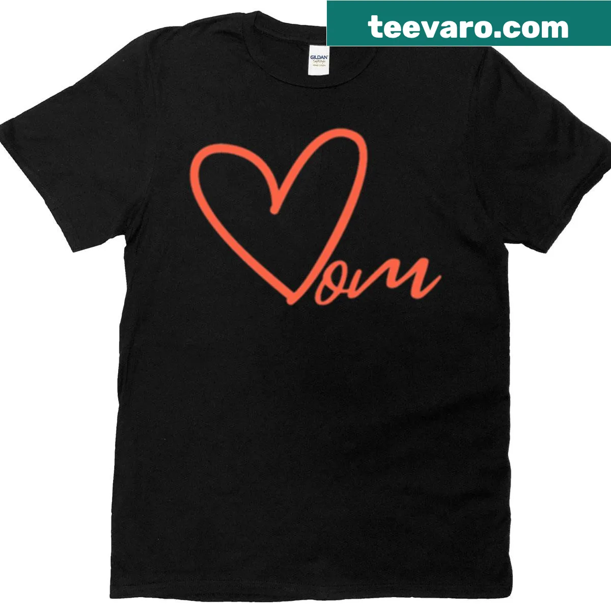 Text graphic expressing love for mom — on a men's t-shirt