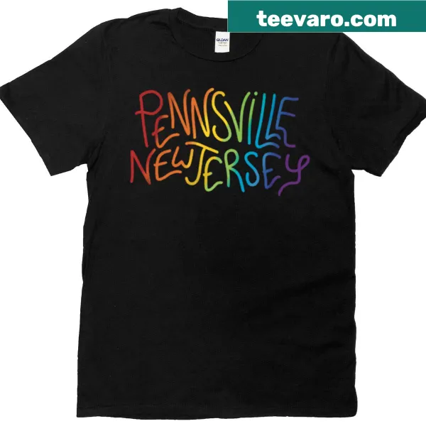 Vintage-style T-shirt celebrating Pennsville, New Jersey with a classic design.