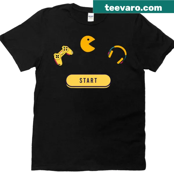 Retro gaming-themed T-shirt with a nostalgic design.