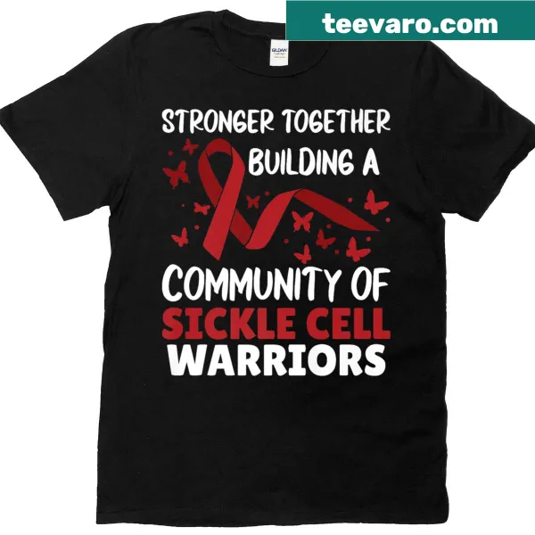 Inspirational typography tee with the phrase 'Stronger Together'