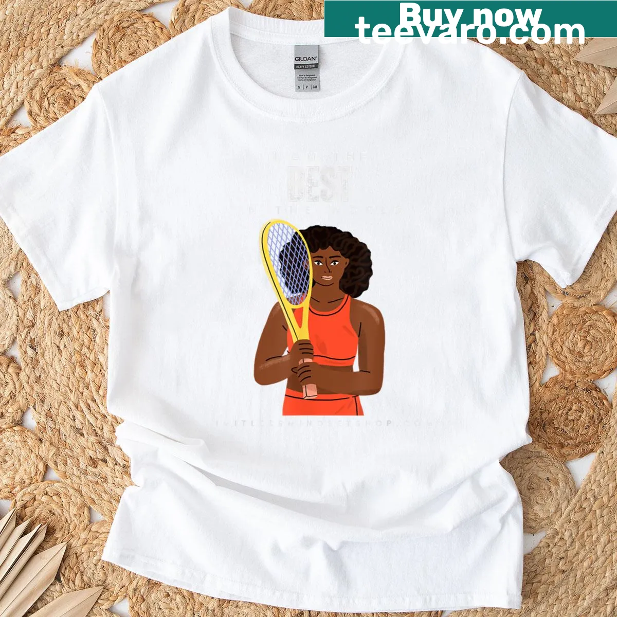 Bold text reading I Am The Best In The World on T-shirt — on a men's t-shirt