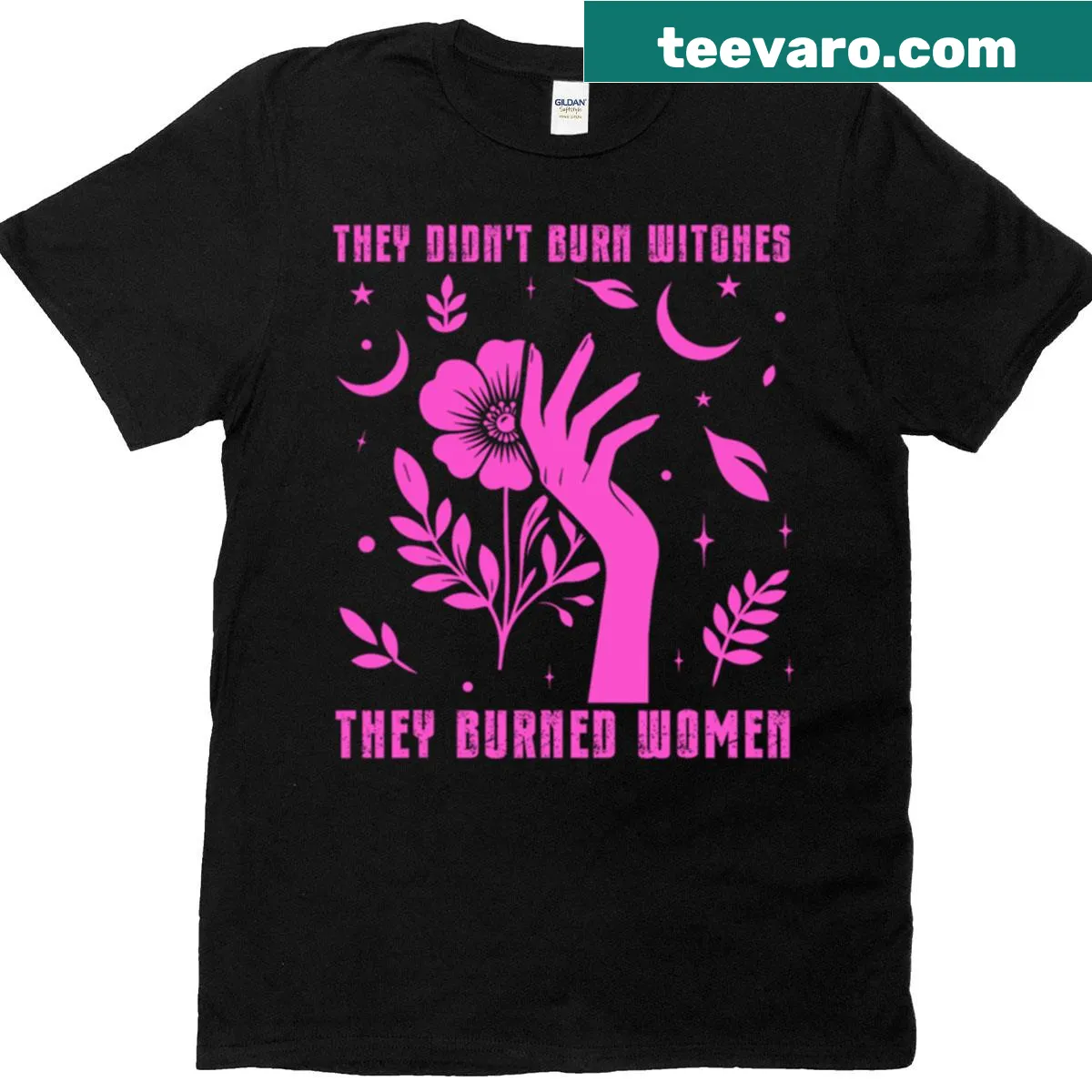 Vintage retro t-shirt with bold text about women's history — on a men's t-shirt