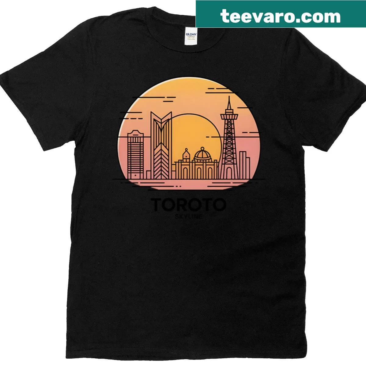Typography T-shirt celebrating the Year of the Horse — on a men's t-shirt