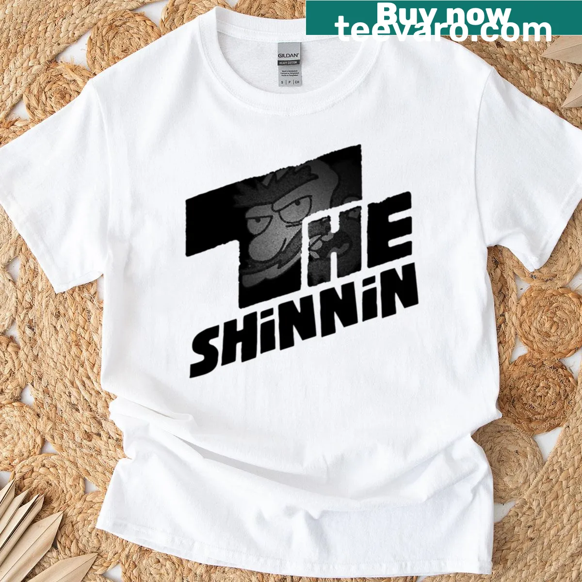 Illustrated shirt inspired by the movie The Shining — on a men's t-shirt