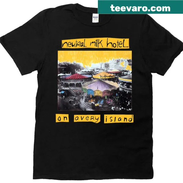 Illustration of Avery Island on a stylish t-shirt