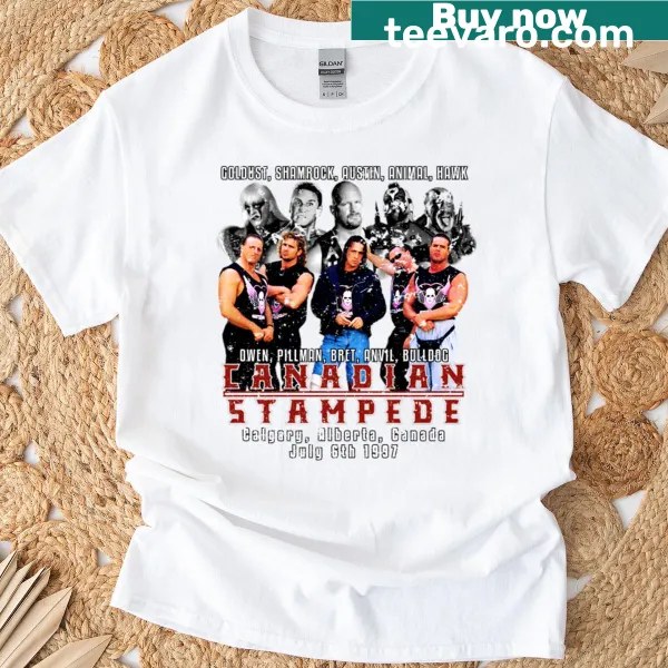 T-shirt featuring design inspired by the Calgary Stampede