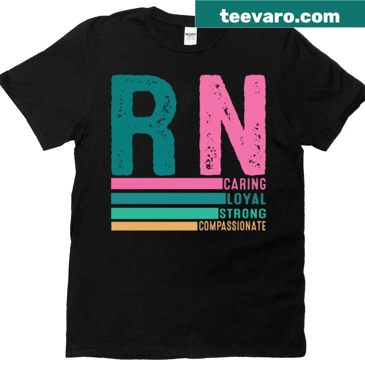 Illustration celebrating nursing profession on a casual t-shirt — on a men's t-shirt