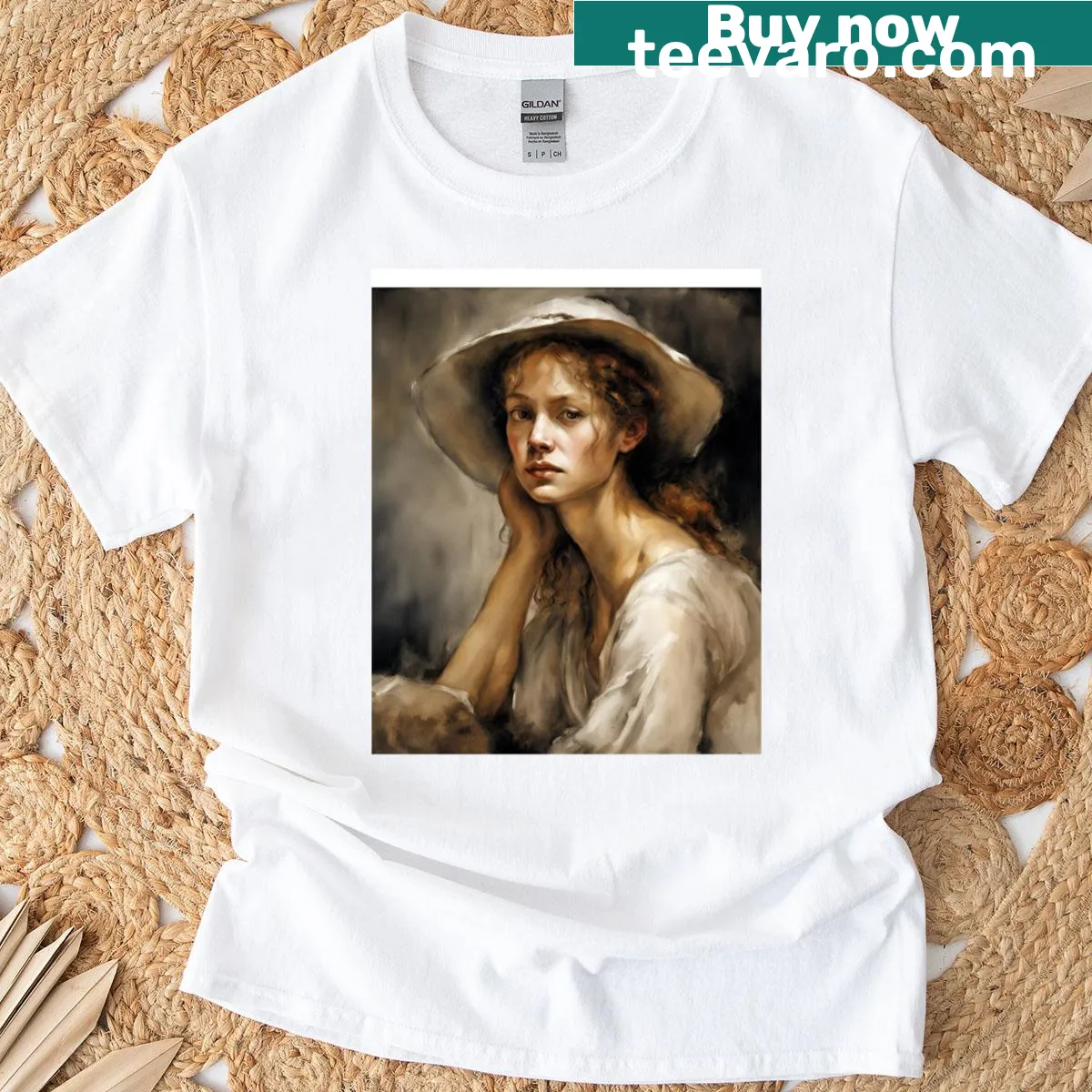 Stylish graphic T-shirt with 'Everyday Woman 35' text — on a men's t-shirt