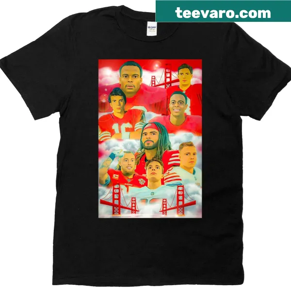 T-shirt featuring the Golden Gate Bridge illustration