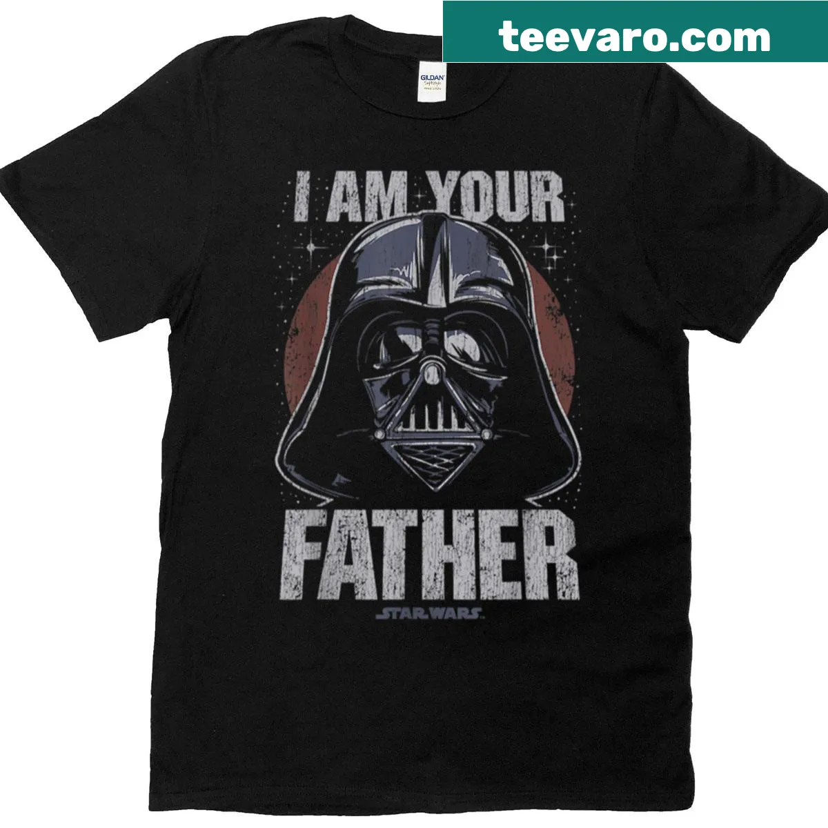 T-shirt with the text I Am Your Father, referencing a famous movie quote — on a men's t-shirt