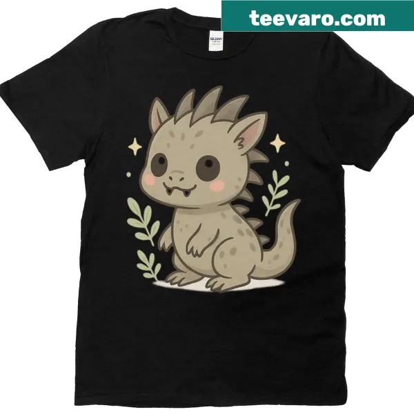 T-shirt with kawaii illustration of the Chupacabra