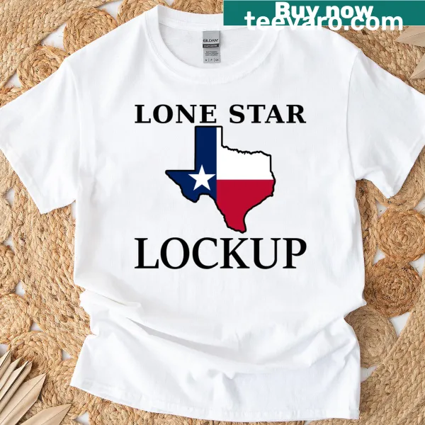 Texas-themed T-shirt with bold typography