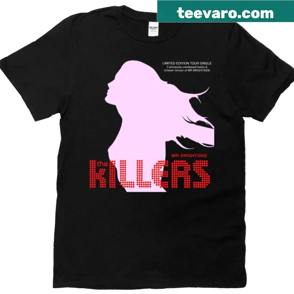 Tribute t-shirt featuring 'Mr. Brightside' text design.