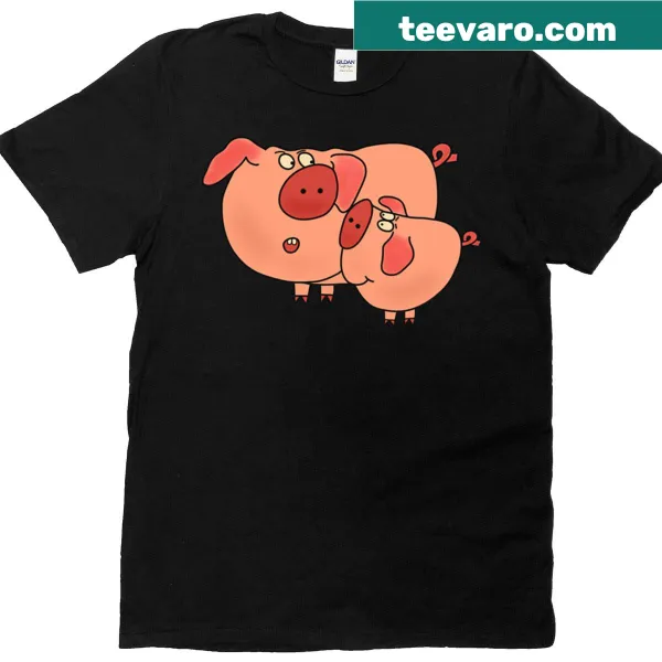 T-shirt featuring Piggeldy and Frederick illustration