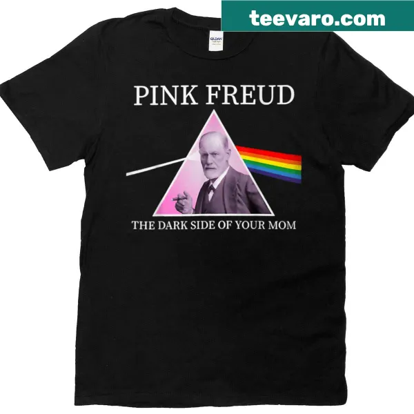Freudian-themed t-shirt with 'Dark Side Of The Mom' graphic