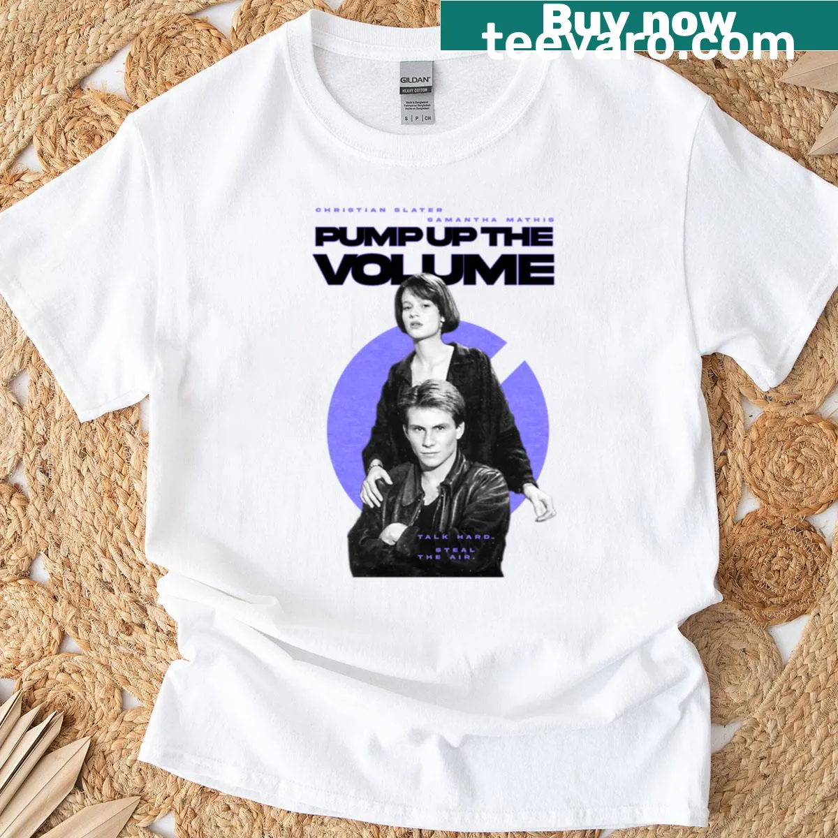 Shirt featuring the phrase 'Pump Up The Volume - The Movie' — on a men's t-shirt