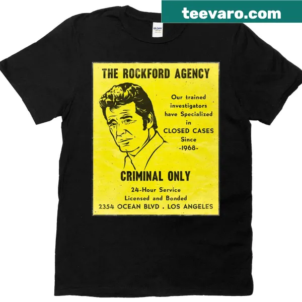 Rockford Files vintage-inspired t-shirt design