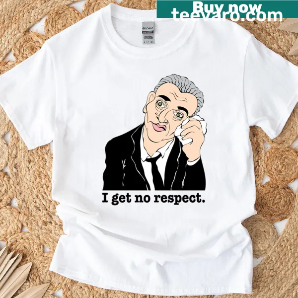 Fan art T-shirt featuring Rodney Dangerfield's humorous illustration