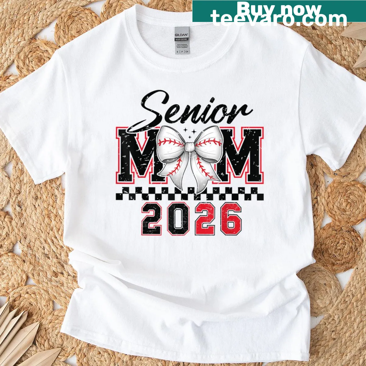 Cute graduation shirt for Senior Mom of Class of 2026 — on a men's t-shirt