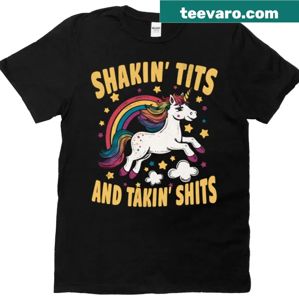 Funny unicorn T-shirt with humorous text