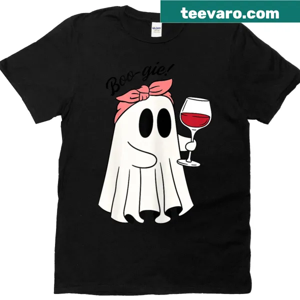 Cute ghost T-shirt for Halloween with playful design