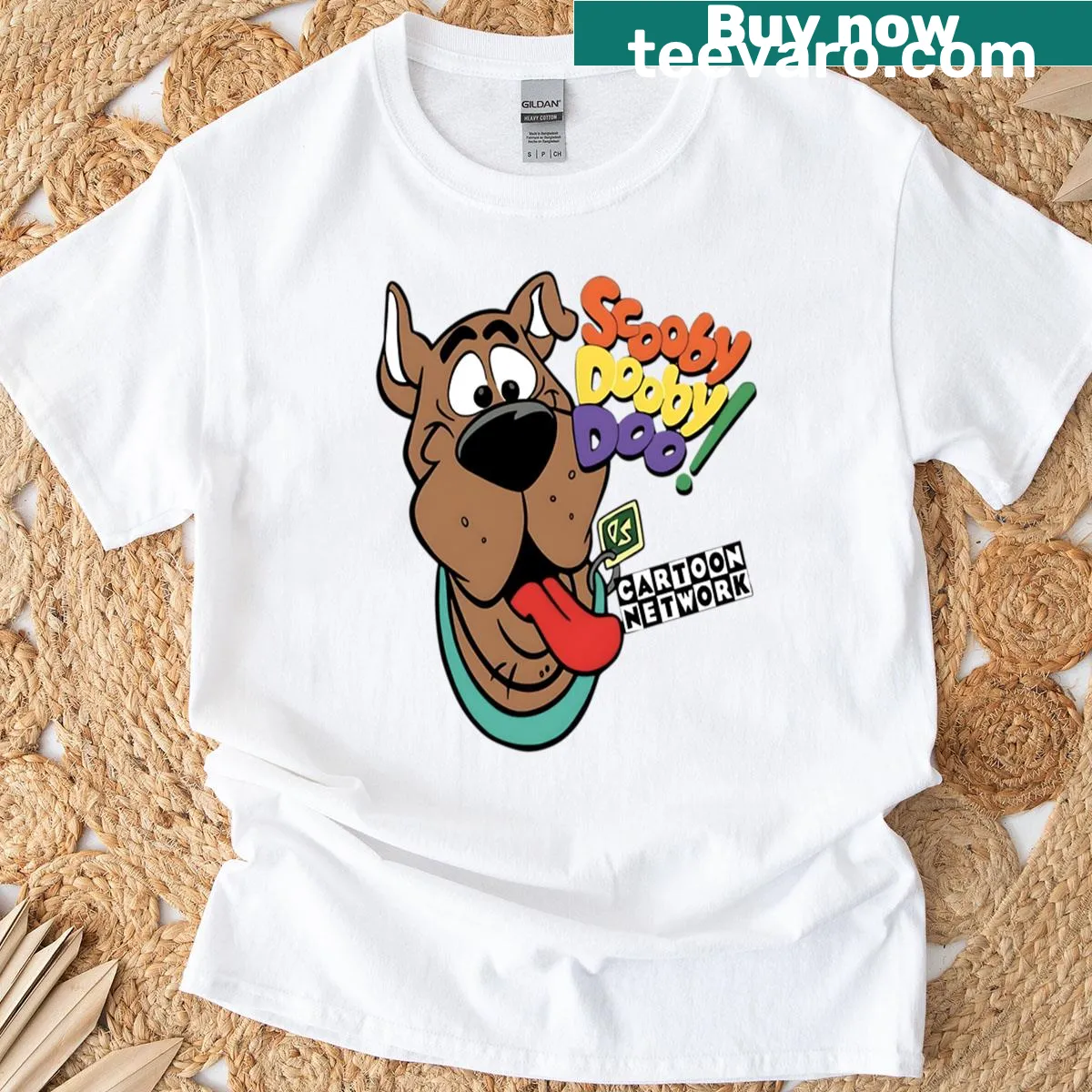 Retro space art of a dog with inspirational text on a t-shirt. — on a men's t-shirt