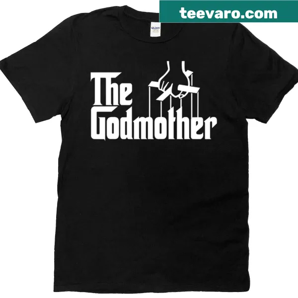Playful typography design featuring 'The Godmother' text