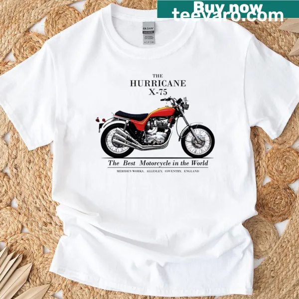 Vintage Advert design T-shirt featuring Hurricane X-75 aircraft