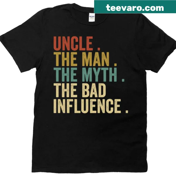 Funny T-shirt celebrating an uncle with humorous text