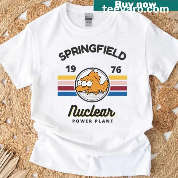 Vintage humorous design of a nuclear plant from 1976