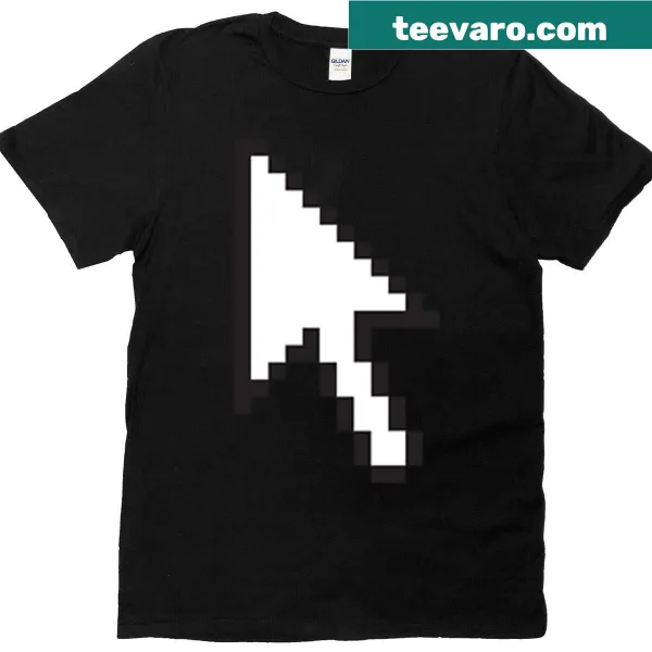 Vintage T-shirt featuring a classic mouse pointer graphic