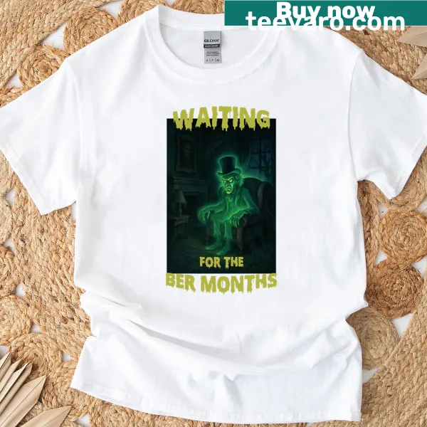 Cartoon ghost graphic for Halloween on a vintage T-shirt