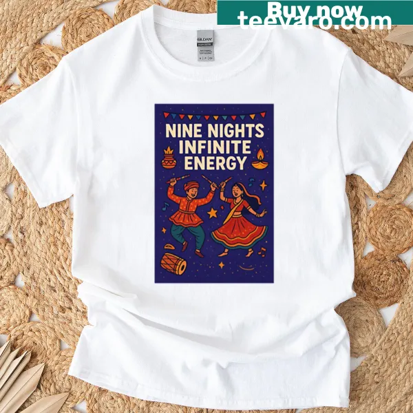 Minimalist typography design featuring the phrase '9 Nights'