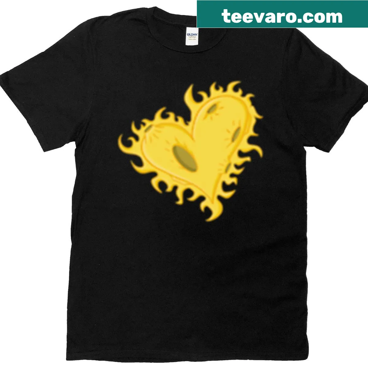Uplifting typography design with 'Sun Bean' phrase on a T-shirt. — on a men's t-shirt