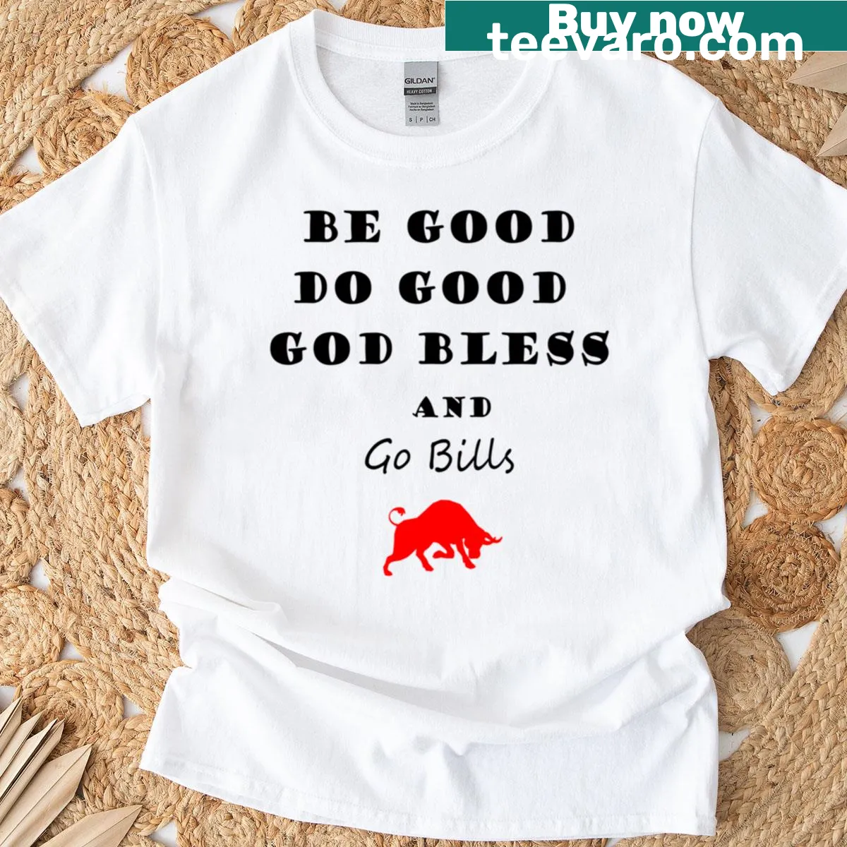 Inspirational t-shirt with 'Be Good, Do Good' slogan and team spirit — on a men's t-shirt
