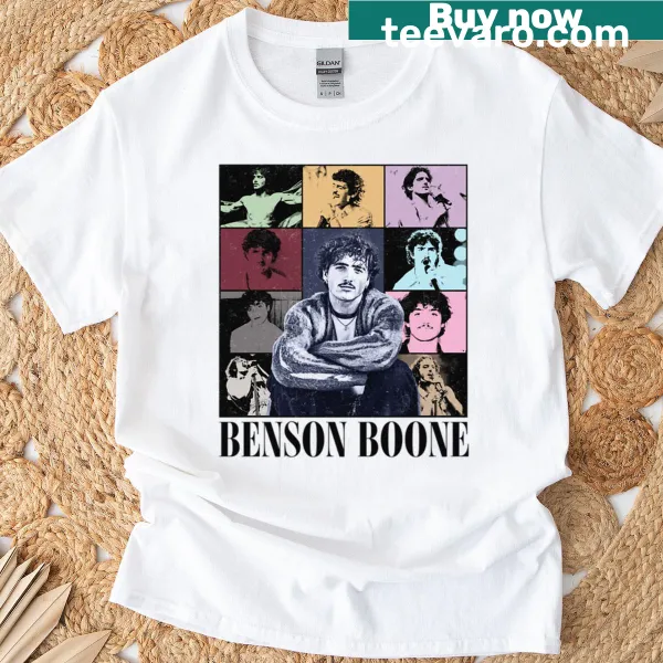 Benson Boone Tour graphic in bold typography