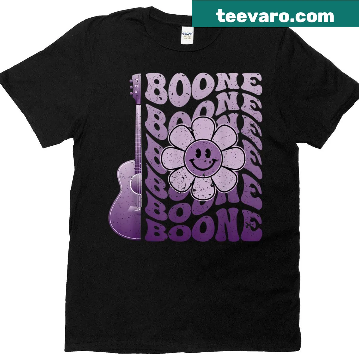 Fun t-shirt celebrating Boone with an inclusive design — on a men's t-shirt