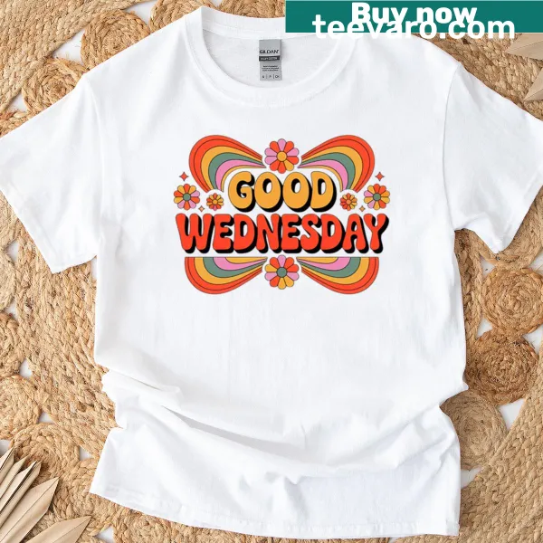 Retro design Good Wednesday T-shirt