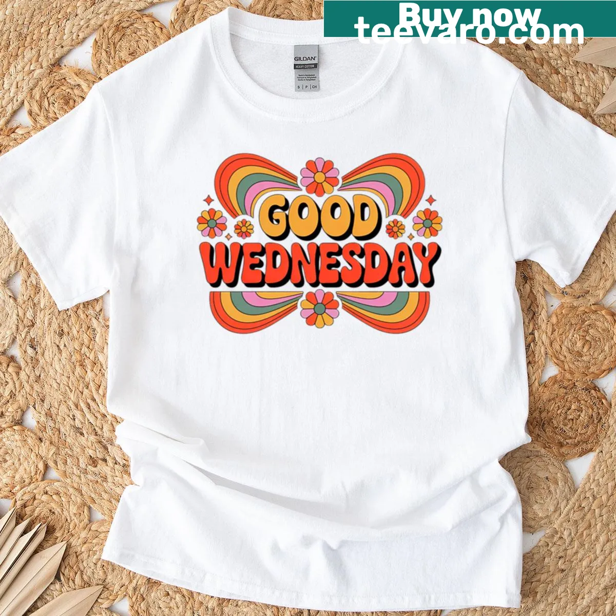 Retro design Good Wednesday T-shirt — on a men's t-shirt