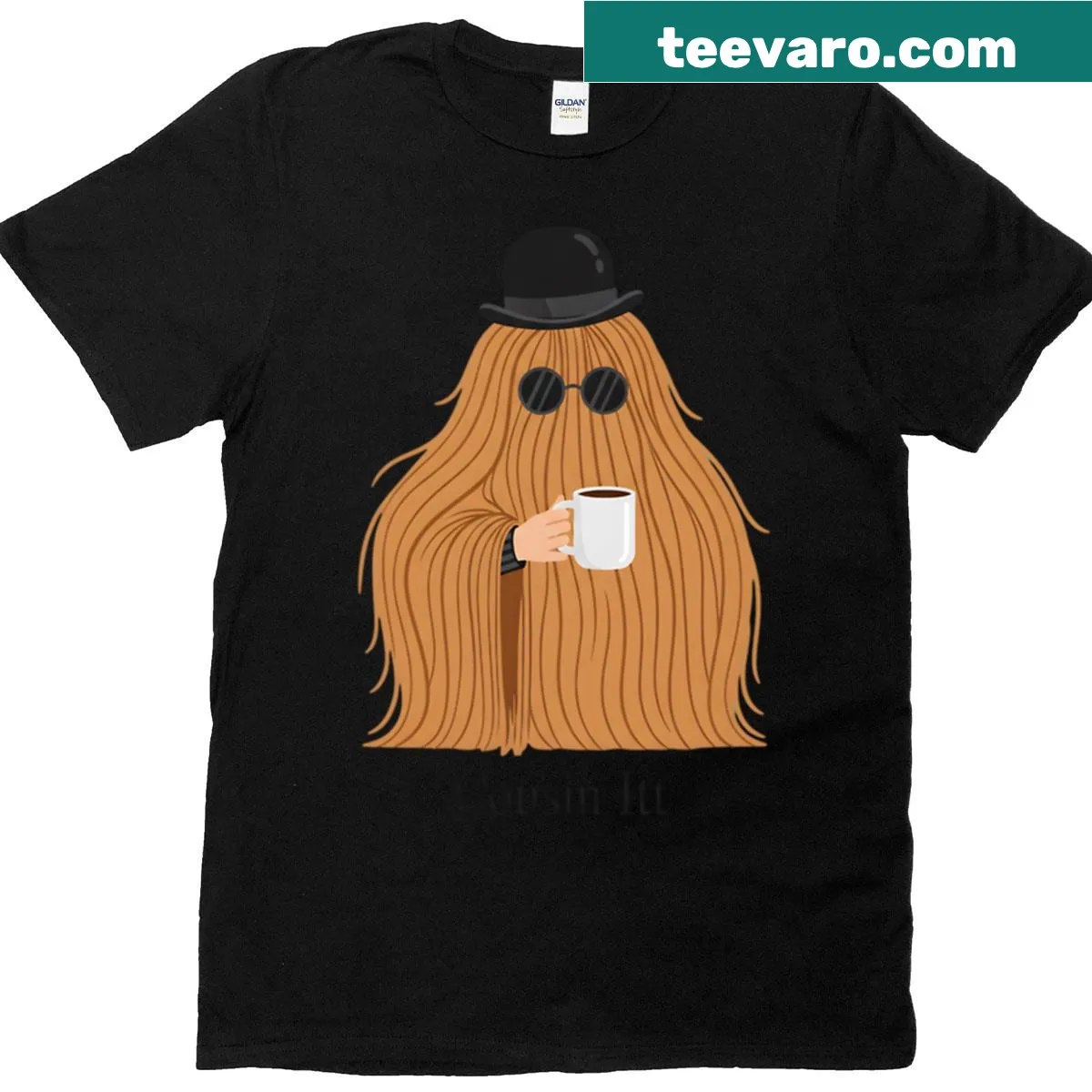 Cute Cousin Itt t-shirt with playful bats illustration for Halloween. — on a men's t-shirt