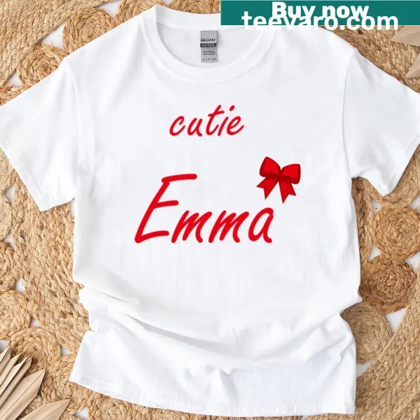 Charming Cutie Emma t-shirt featuring cute illustrations.